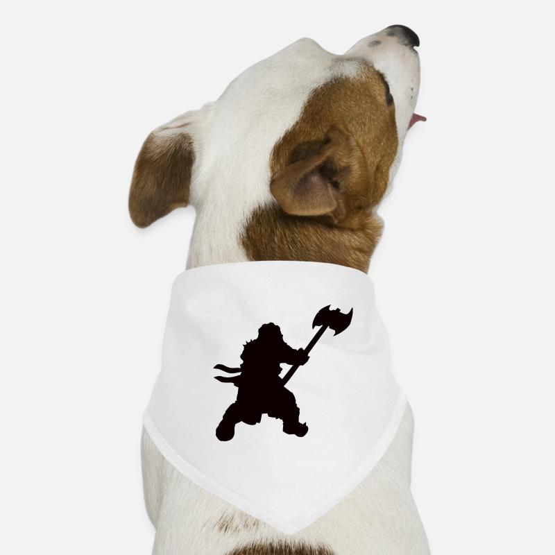 Dwarf silhouette for the role-player Dog Bandana