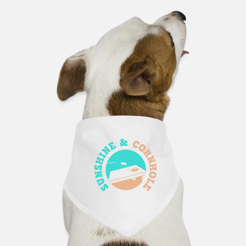 Sacs à lancer Sunshine and Cornhole Sack Toss Bandana pour chien