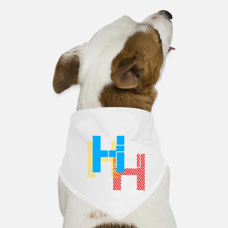 H Buchstabe Hunde-Bandana