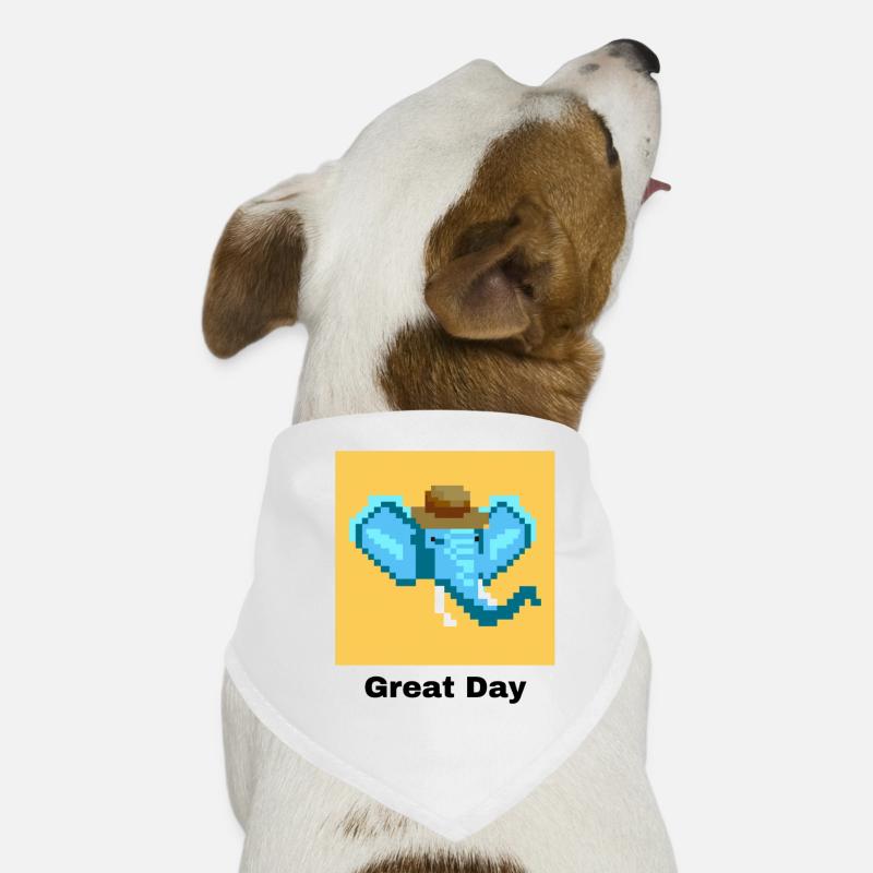Great Day Elephant Dog Bandana