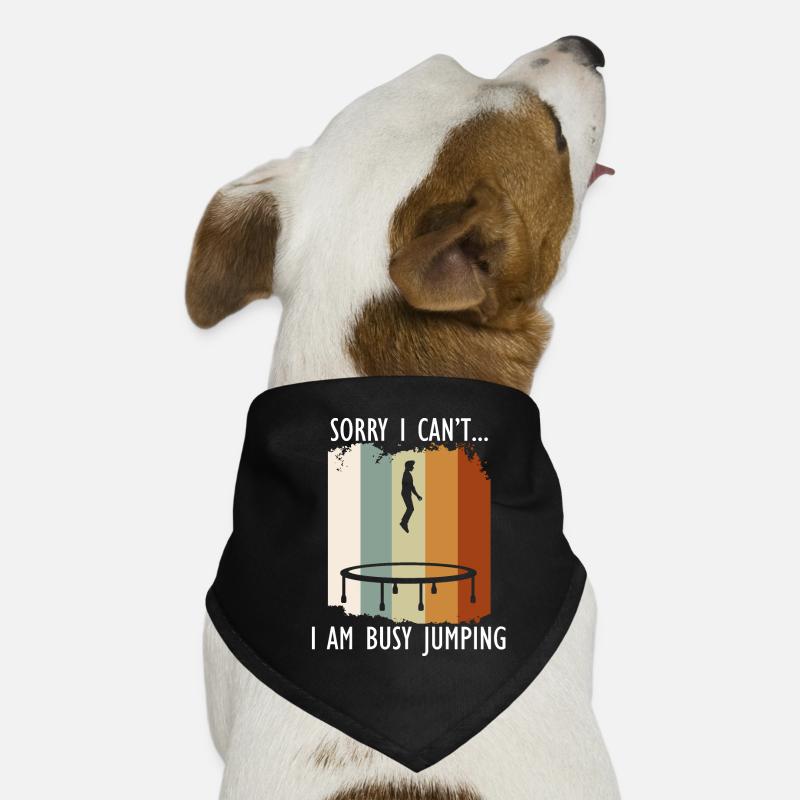Busy Jumping Trampoline Trampoline Jumper Dog Bandana
