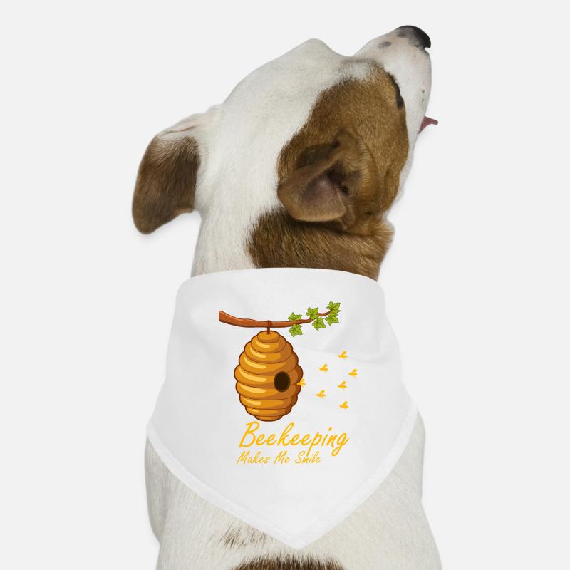 Beekeeping Makes Me Smile Beehive Wildlife Dog Bandana
