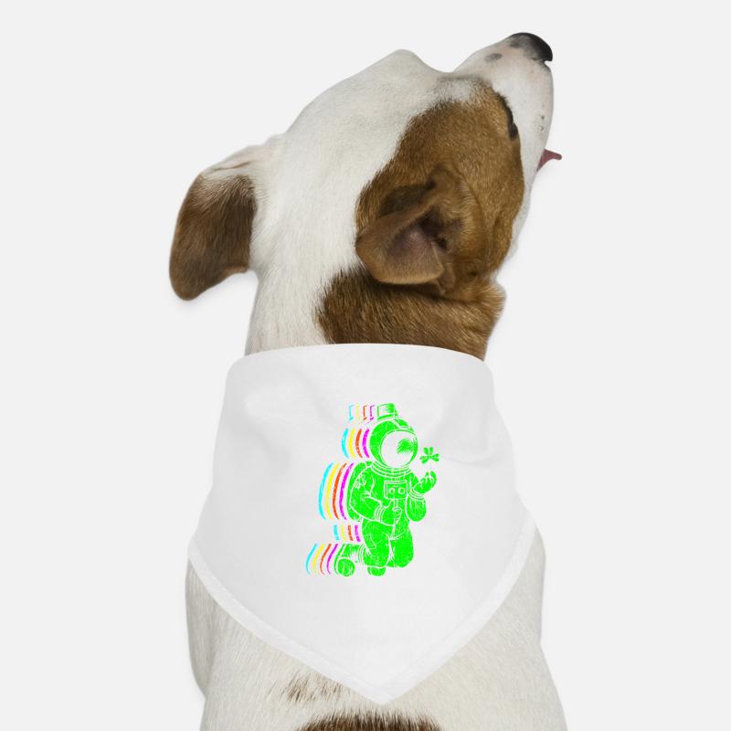 Motiv St. Patrick's Day - in Space Hunde-Bandana
