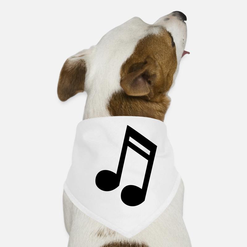 Note 16th Music Tones Gift Idea Dog Bandana
