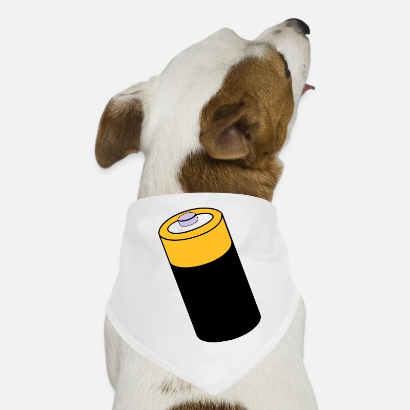 Batterie - Energie - unter Strom Hunde-Bandana