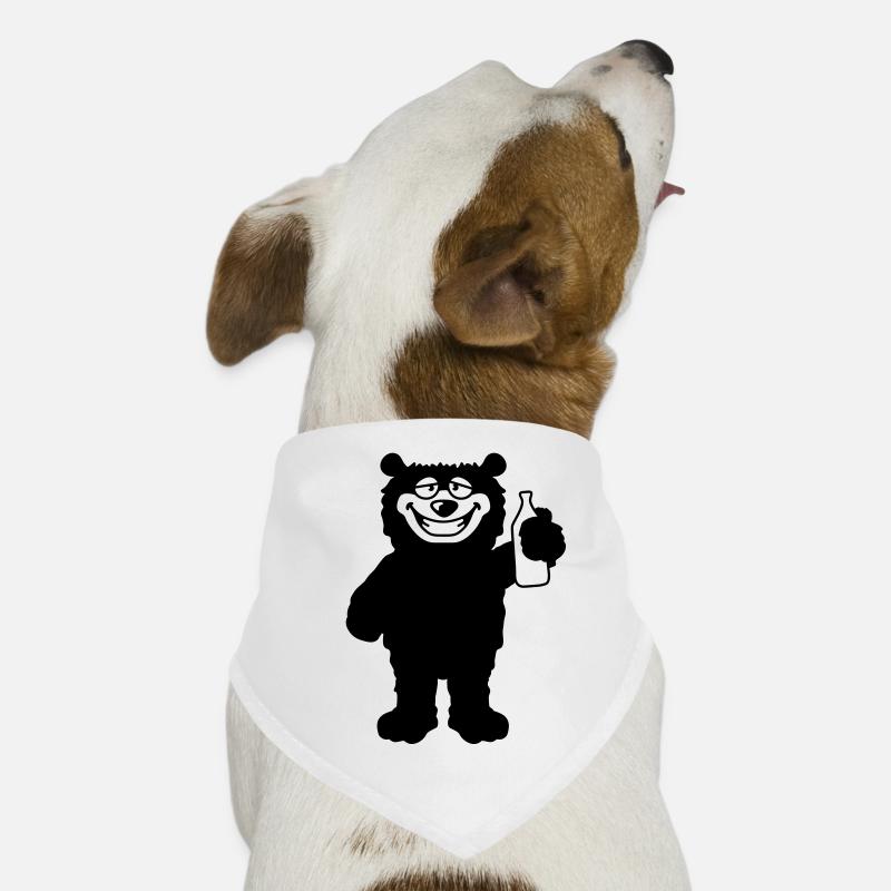 drunk_bear Dog Bandana