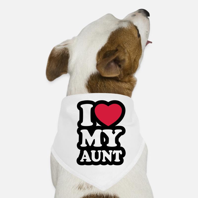 I love my aunt Dog Bandana
