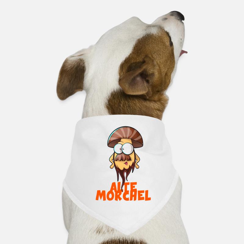 Alte Morchel, Funny Design, lustige Geschenkidee Hunde-Bandana