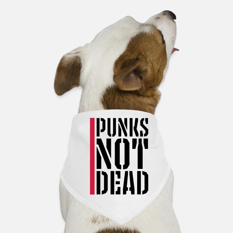 punks not dead quote Dog Bandana