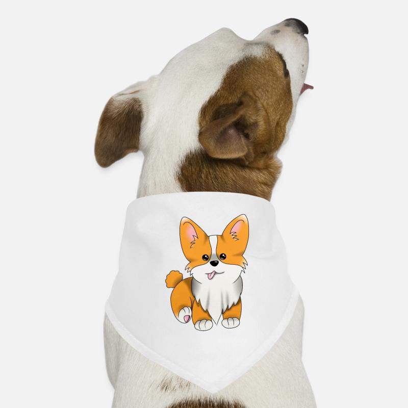 1 1 Corgi Blank Hunde-Bandana
