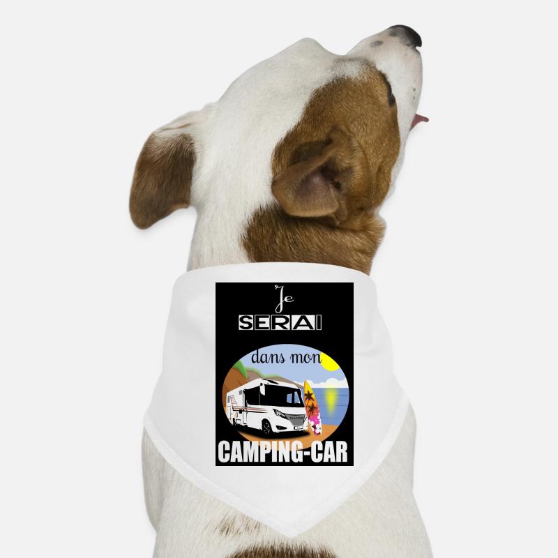 Camping-car au soleil Bandana pour chien