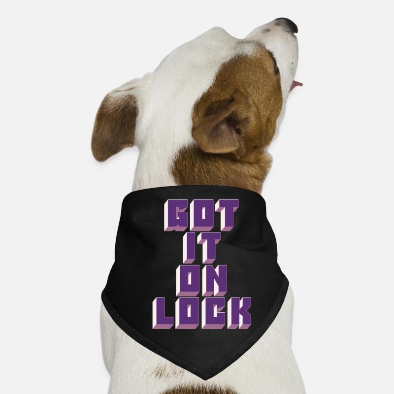 Got It On Lock Dog Bandana