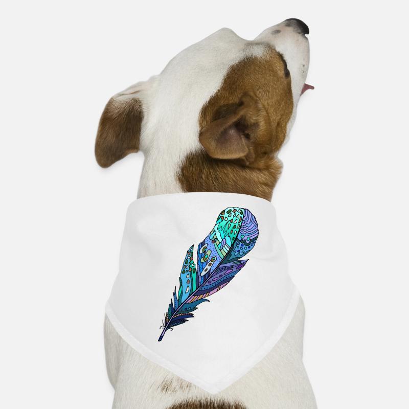 Feather Dog Bandana