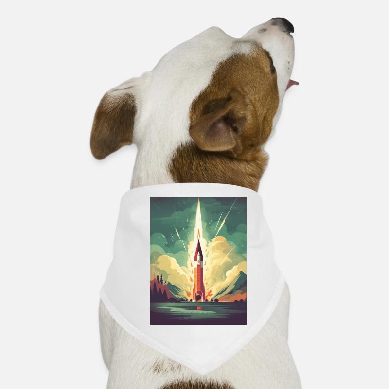 Rocket Launch Hunde-Bandana