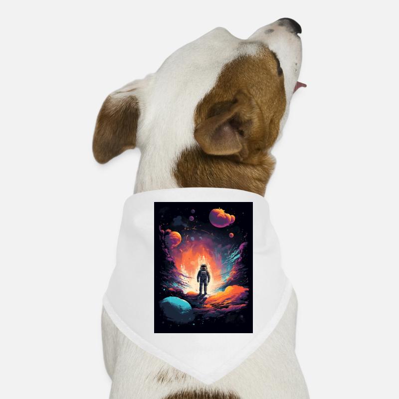 Astronaute de sortie dans l’espace Bandana pour chien