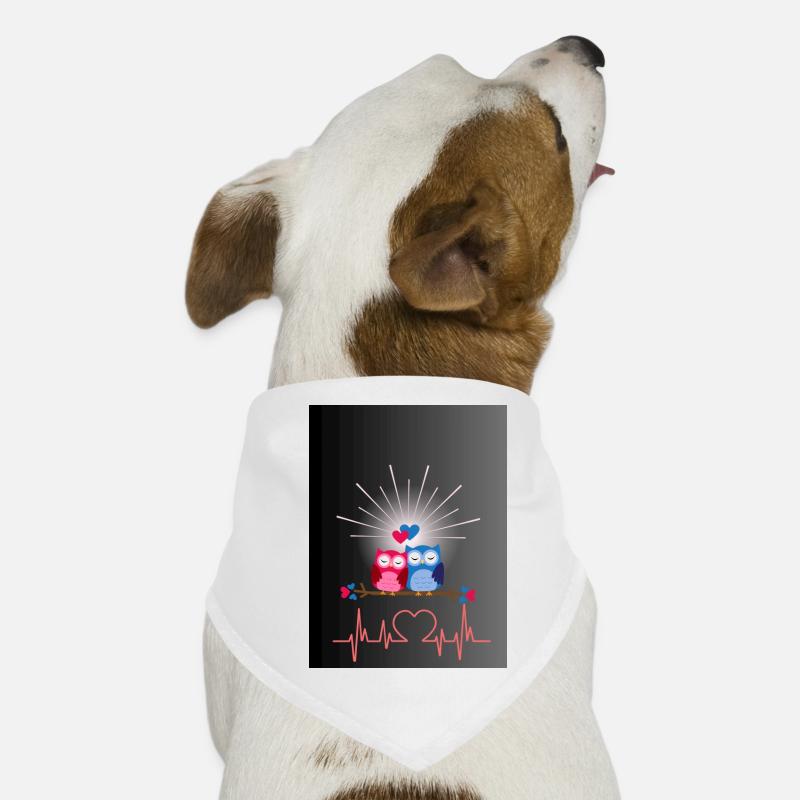 LIEBE VÖGEL Hunde-Bandana