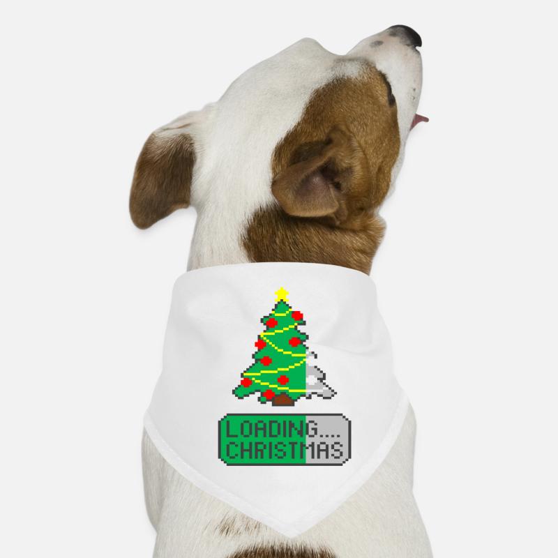 Weihnachtsbaum wird geladen Hunde-Bandana