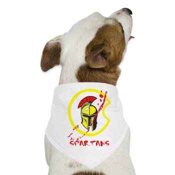 Helm Sparta und Blut 2 - Hunde-Bandana - Weiß - Vorne