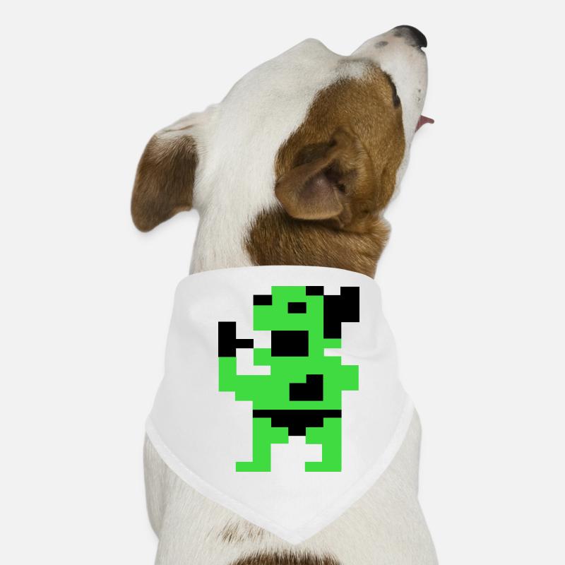 Der dicke Grüne (Pix) Hunde-Bandana