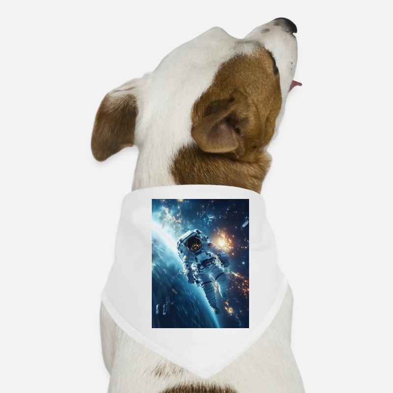 Perdu dans l’espace 1 5 - Bandana pour chien - blanc