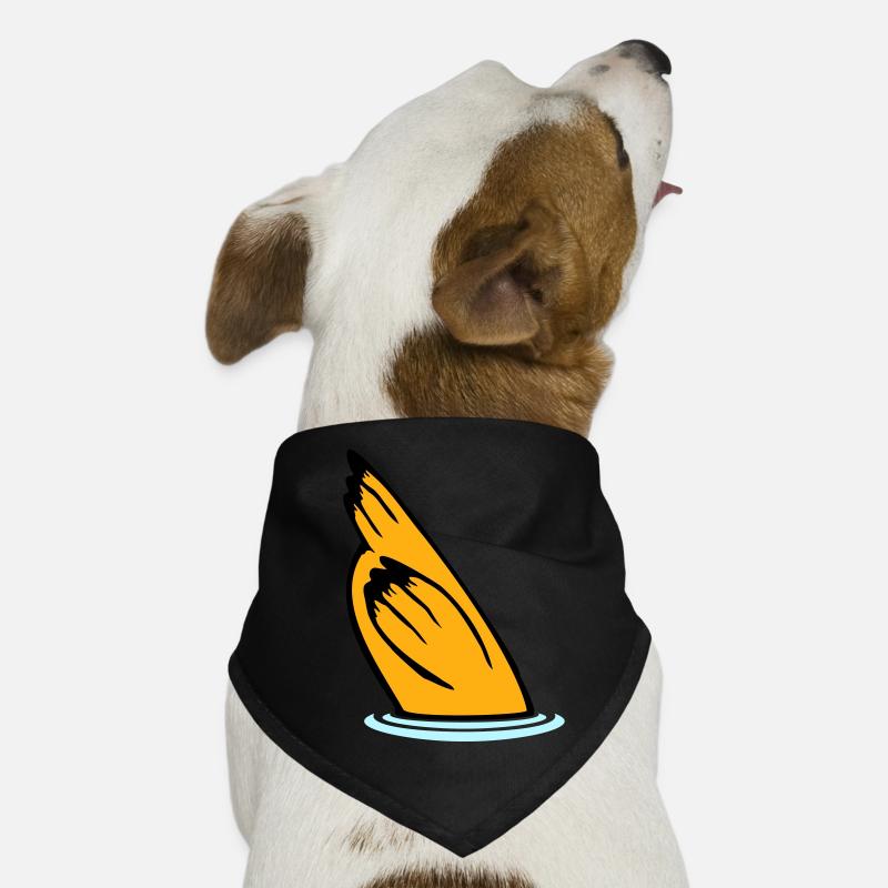 Canard tête dans l’eau, queue en l’air Bandana pour chien