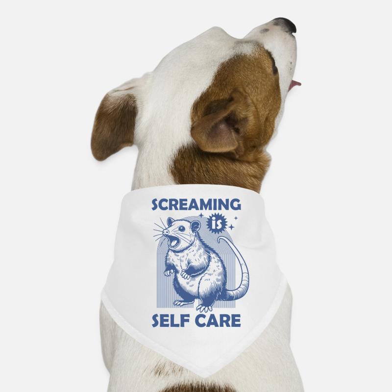 Cat with humorous message Dog Bandana