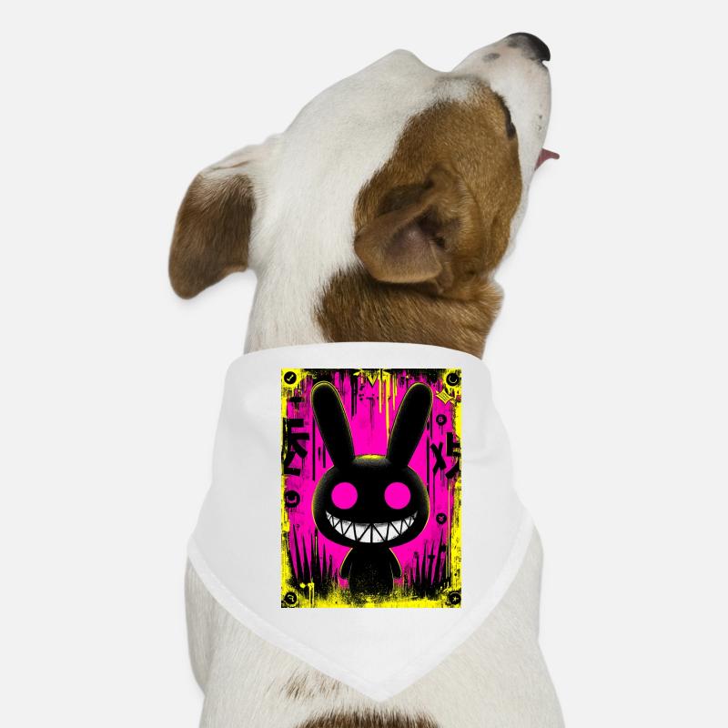 Electro Black Rabbit Dog Bandana
