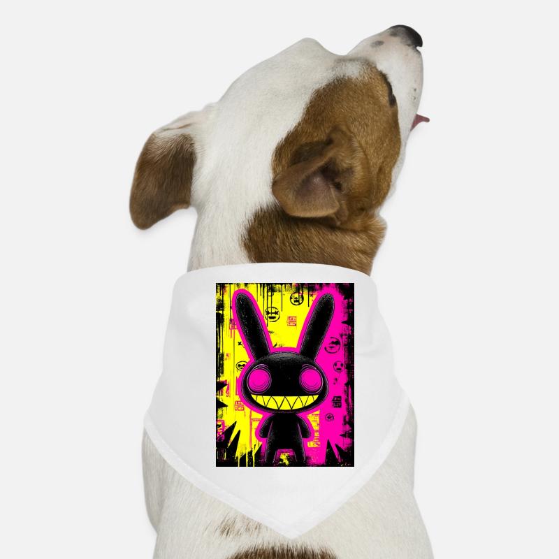 Lapin néon urbain Bandana pour chien