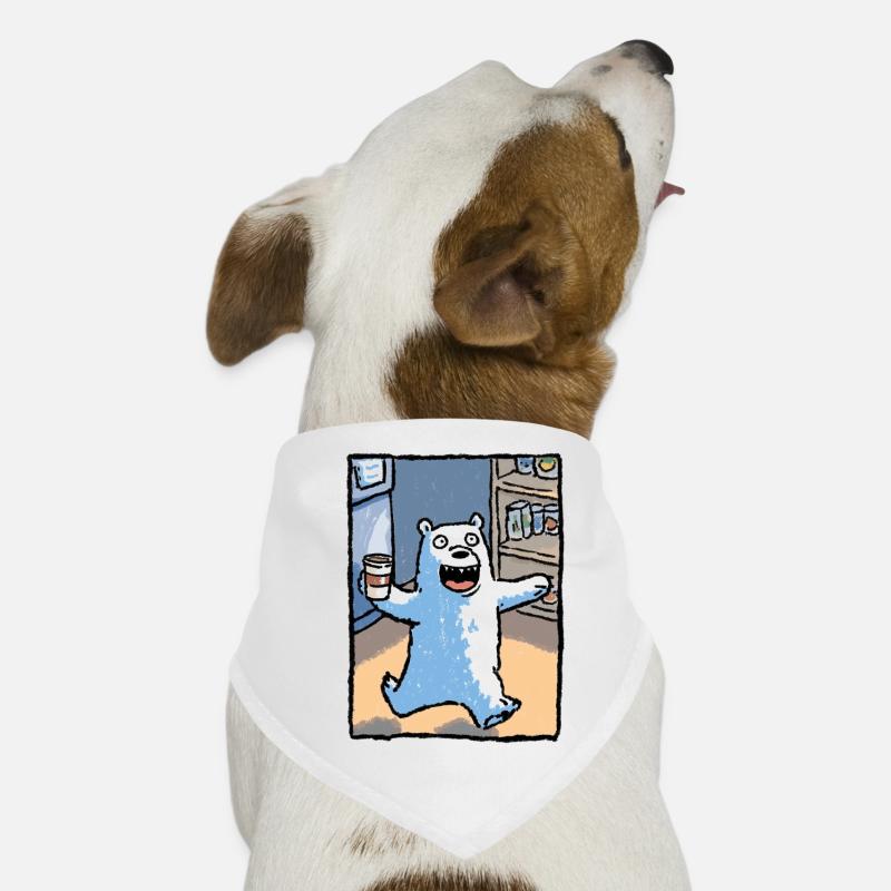 Kaffeebär im Laden Hunde-Bandana