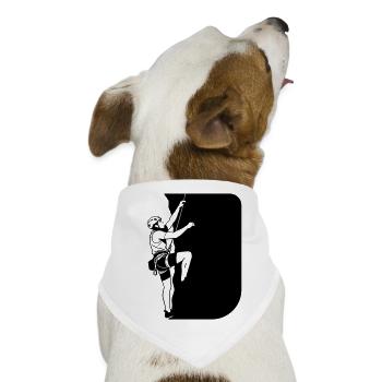 Bergsteiger - Hunde-Bandana - Weiß - Vorne