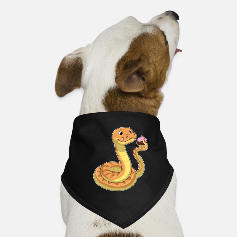 Snake with muffin Dog Bandana