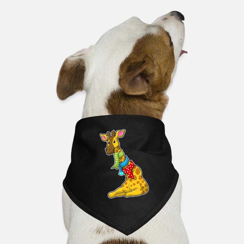 Giraffe with scarf Dog Bandana