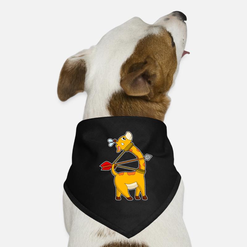 Giraffe Archer Bow Arrow Dog Bandana