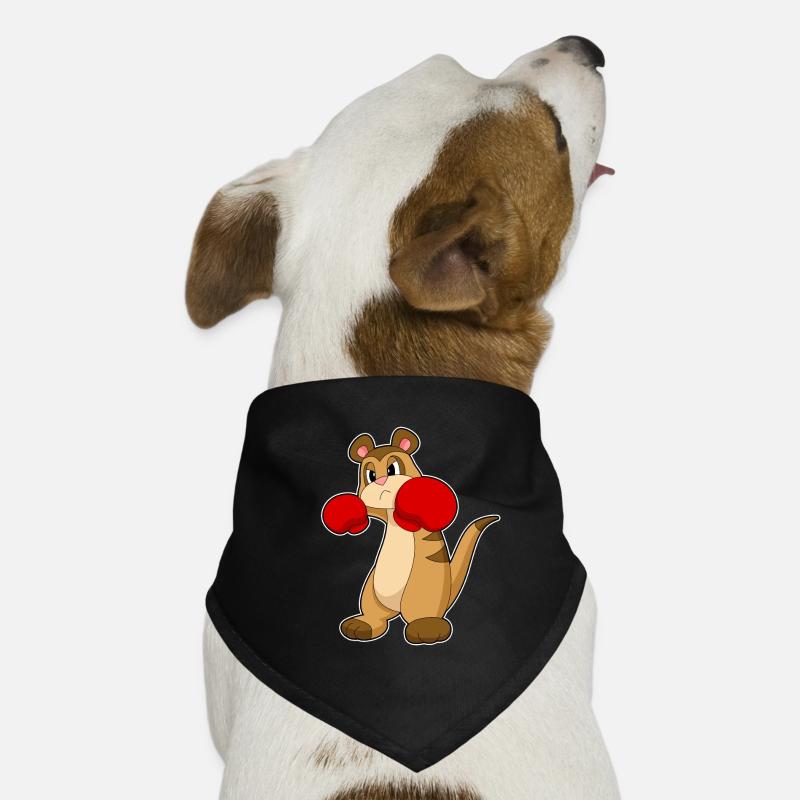 Erdmännchen Boxer Boxhandschuhe Hunde-Bandana