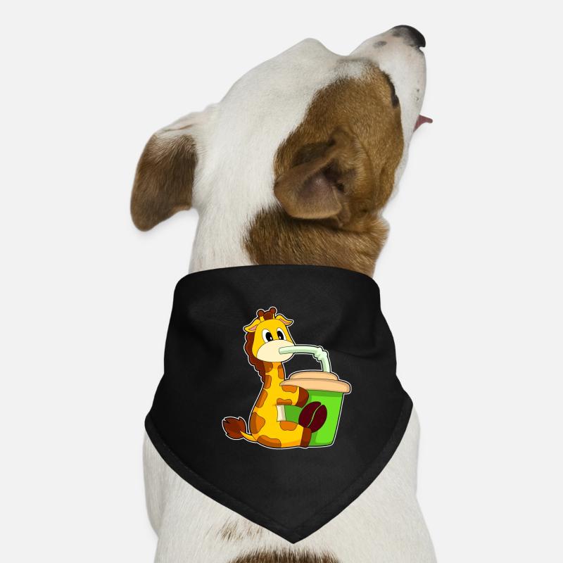 Giraffe Kaffee Kaffeebecher Hunde-Bandana