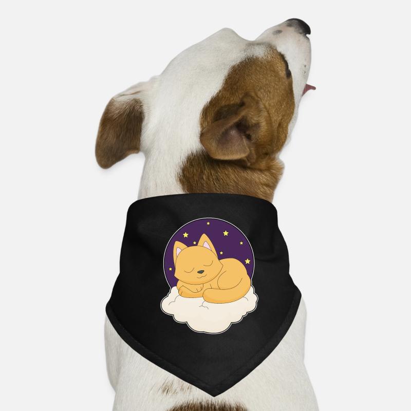 Nuages de chat étoiles Bandana pour chien