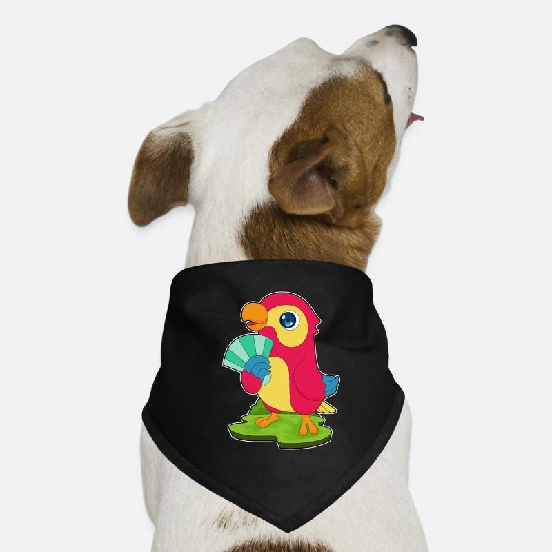 Papagei Handventilator Hunde-Bandana