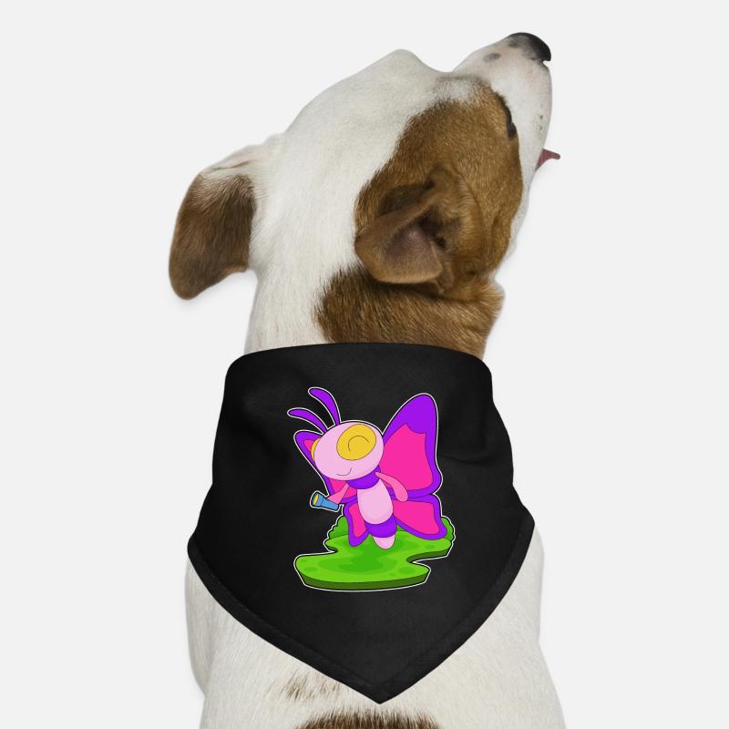 Lampe de poche papillon Bandana pour chien