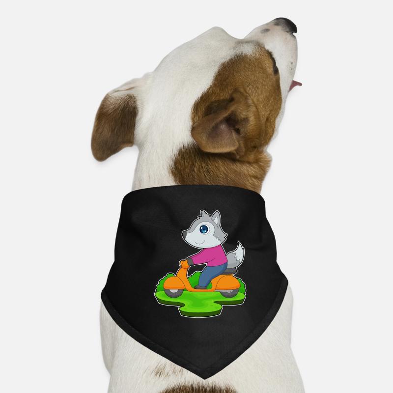 Wolf Motorroller Hunde-Bandana
