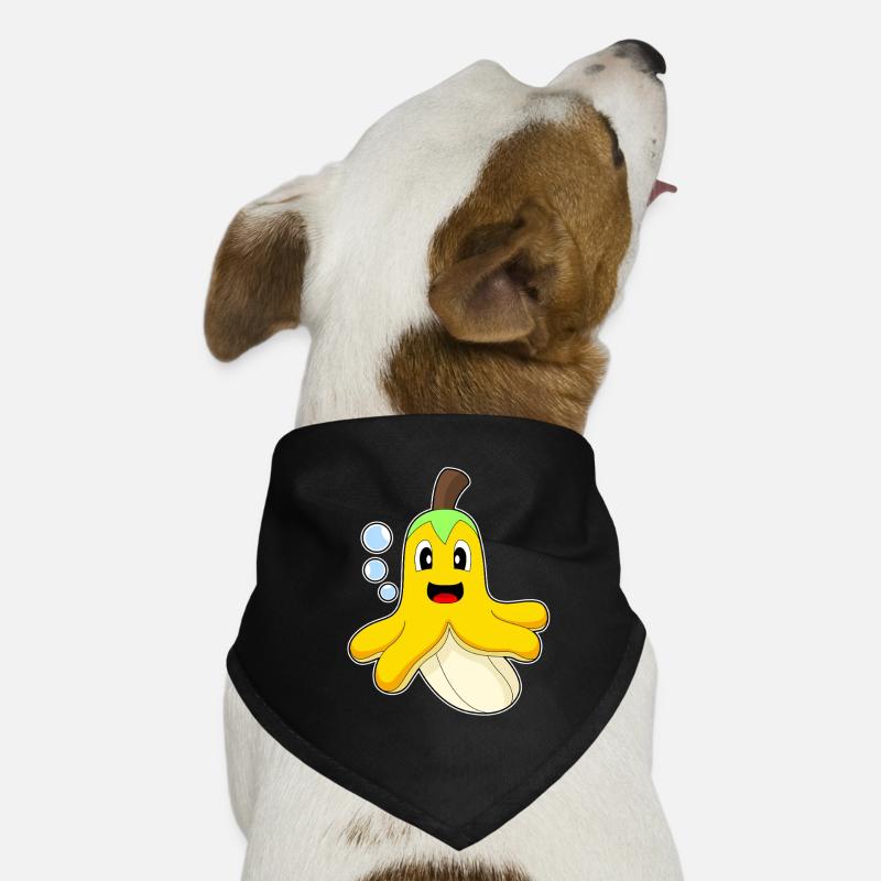 Poulpe Banane Bandana pour chien