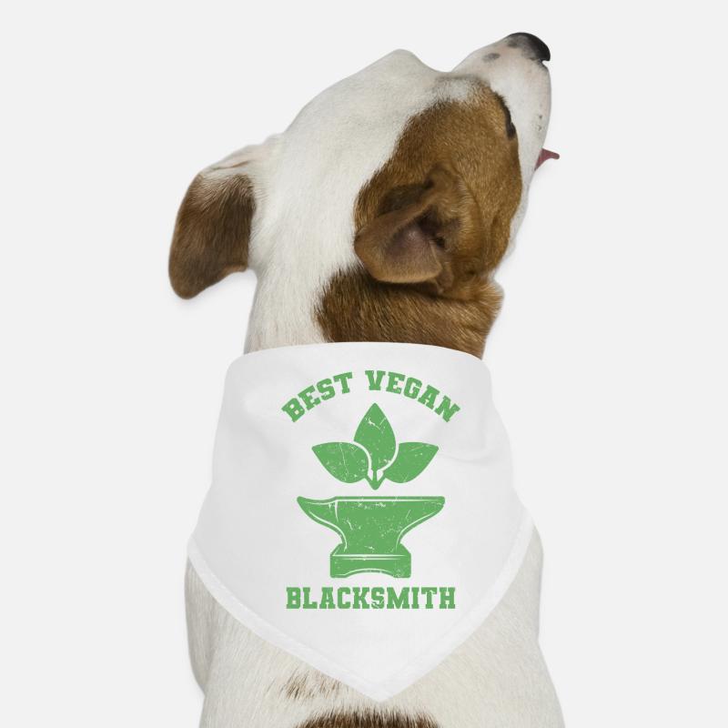 Schmied - Hunde-Bandana - Weiß