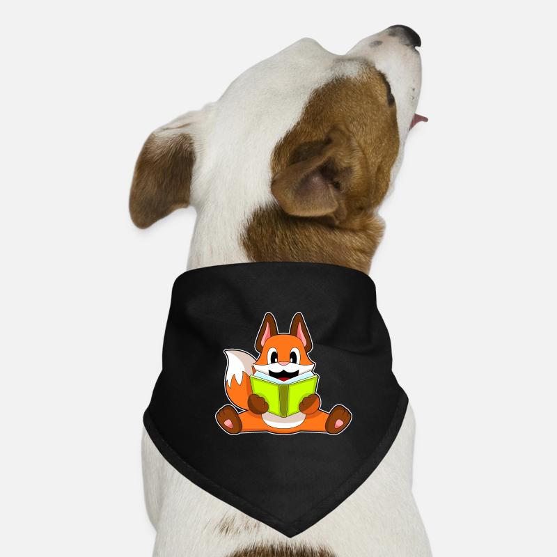 Livre de lecture Fox Bandana pour chien