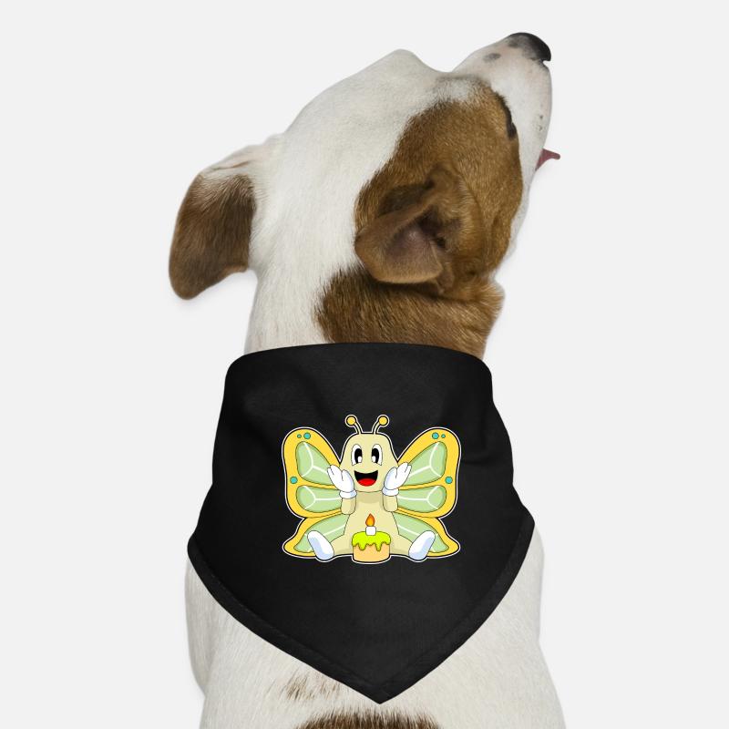 Butterfly Birthday Cake Dog Bandana