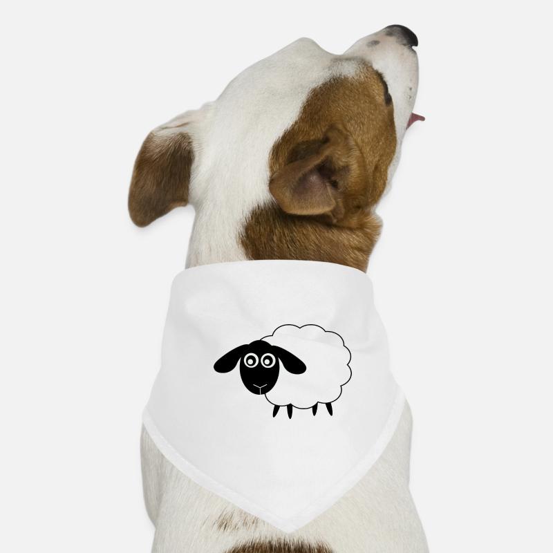 Schaf Geschenk Geschenkidee Hunde-Bandana