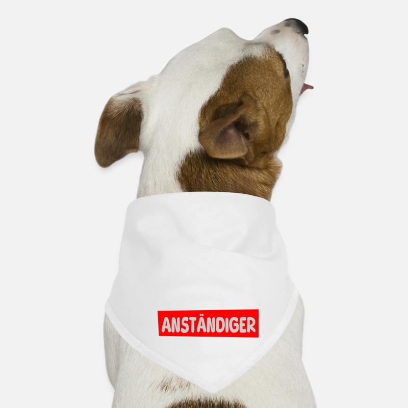 lebe anständiger II Hunde-Bandana