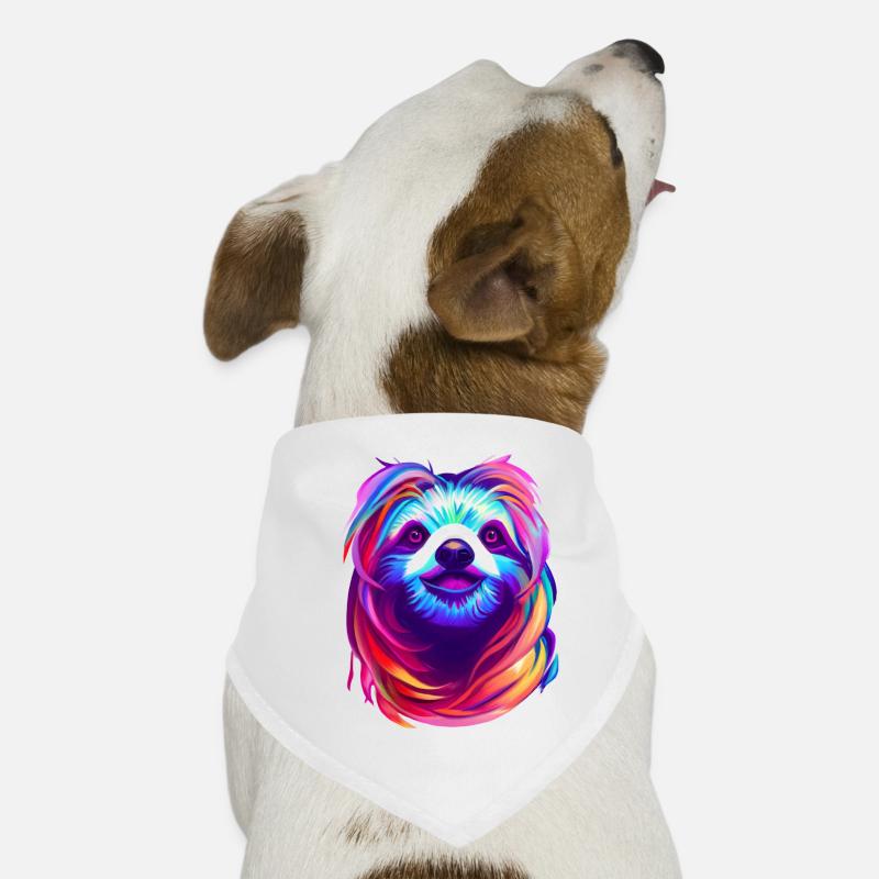 Faultier Bunt Hunde-Bandana