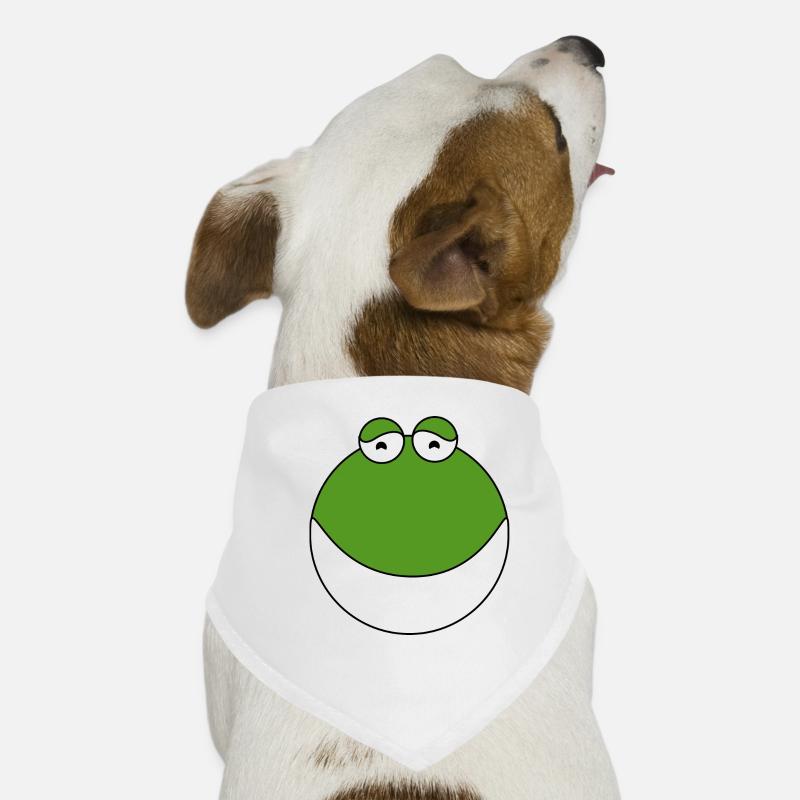 fro 45 - Hunde-Bandana - Weiß