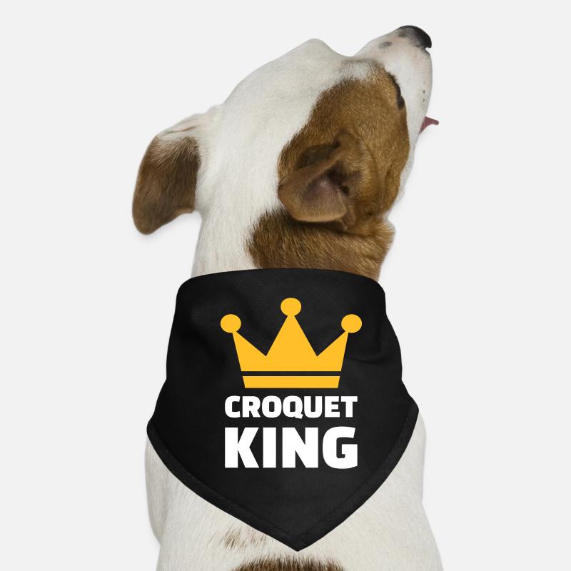 Croquet King Bandana pour chien