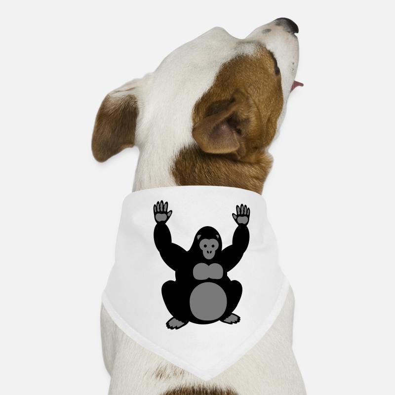 Gorilla Hands up 2 Dog Bandana