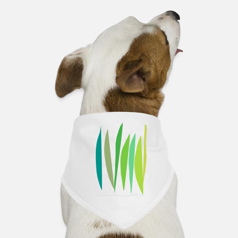 Abstract design Das wachsen der Halme Hunde-Bandana